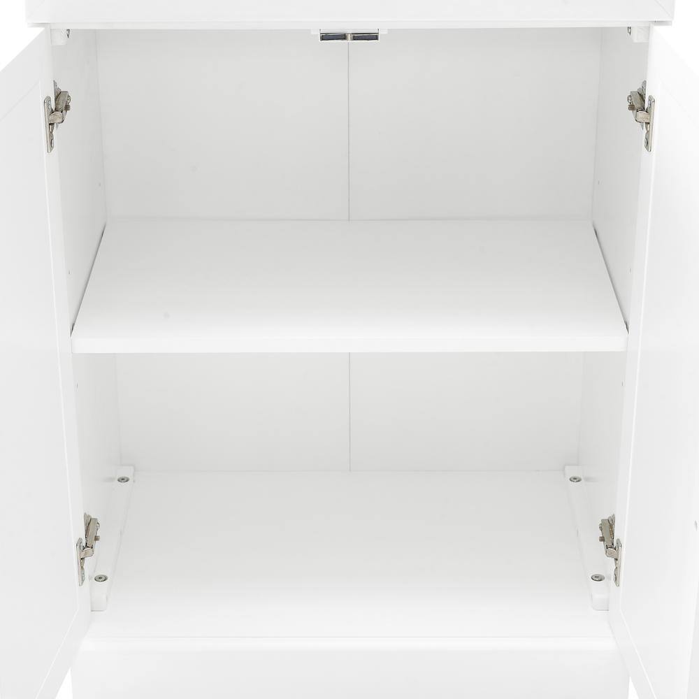 Alt View 1. Crosley Furniture - Stanton Sideboard - White.