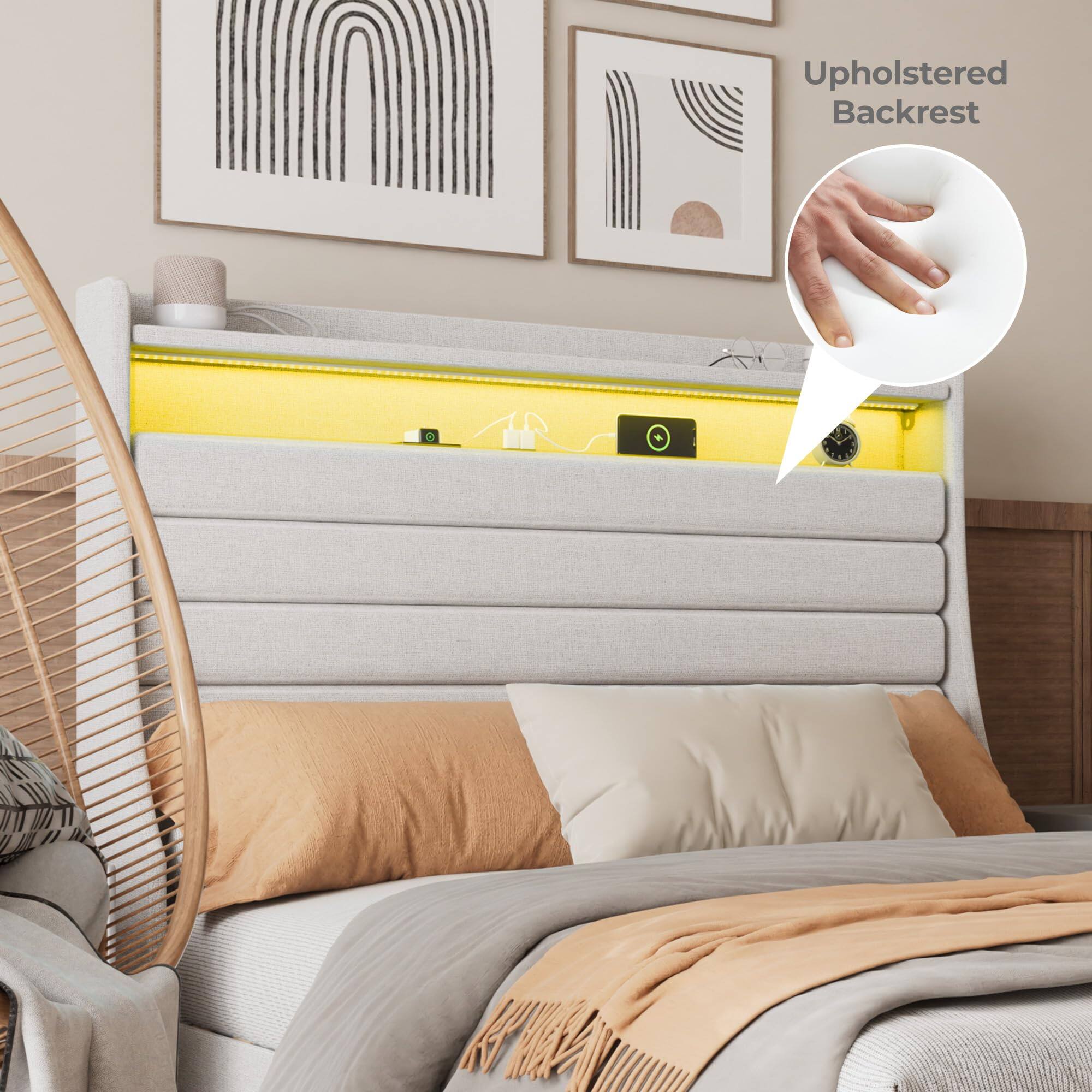 Upholstered Backrest