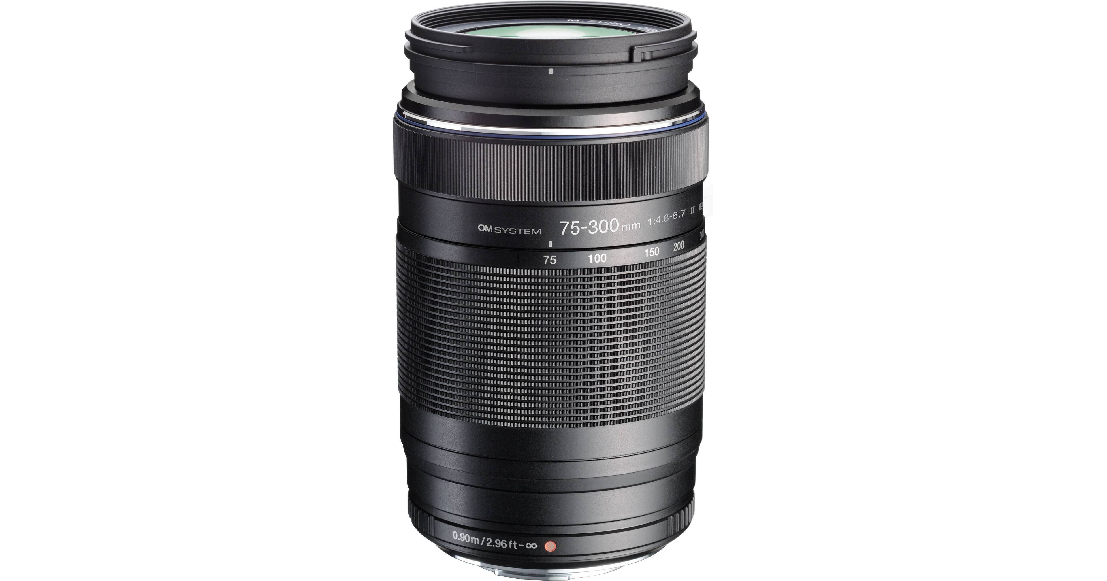 II G 75-300 mm 1:4.8-6.7 OM SYSTEM 12. I 200 150 75 100 0.90m/2.96ft-∞
