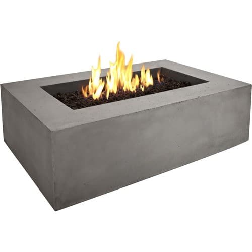 Front Standard. Real Flame - Baltic Gas Fireplace - Outdoor Usage - Heating Capacity 14.65 kW - Glacier Gray.