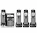 Angle. Panasonic - KX-TGF574S Link2Cell DECT 6.0 Expandable Cordless Phone System with Digital Answering System - Silver.