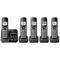 Panasonic - KX-TGD535M DECT 6.0 Expandable Cordless Phone System with Digital Answering System - Metallic Black-Angle_Standard