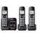 Angle Zoom. Panasonic - KX-TGD563M Link2Cell DECT 6.0 Expandable Cordless Phone System with Digital Answering System - Metallic Black.