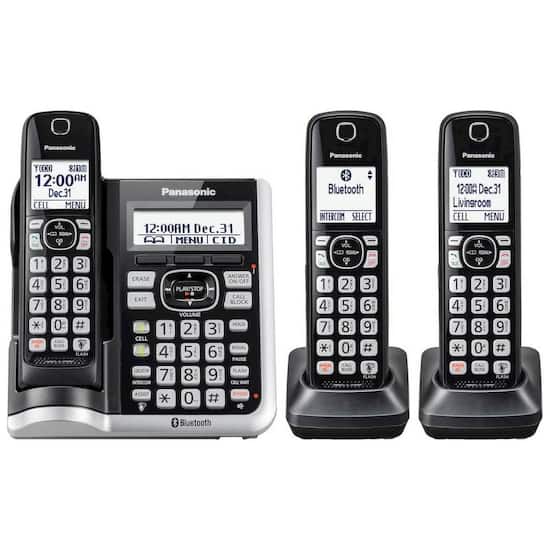 Panasonic Kx Tgf573s Link2cell Dect 6 0 Expandable Cordless Phone