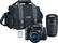 Front. Canon - EOS Rebel T6i DSLR Camera with 18-55mm and 55-250mm Lenses - Black.