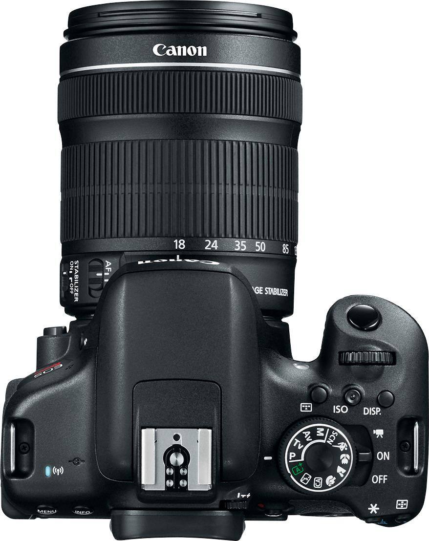 Customer Reviews Canon Eos Rebel T6i Dslr Camera With 18 55mm And 55 250mm Lenses Black 8058