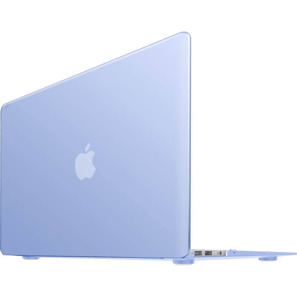 Front. iBenzer - Neon Party Case for 13" Apple® MacBook® Air without Touch ID - Serenity Blue.