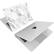 Alt View 13. iBenzer - Neon Party Case for 13" Apple® MacBook® Pro - White Marble.