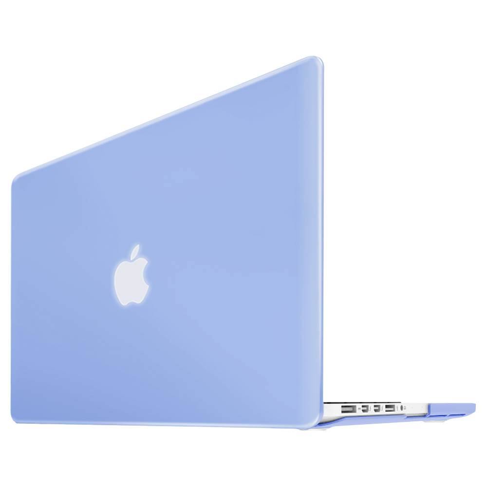 Front. iBenzer - Neon Party Protective Case for 13" Apple® MacBook® Pro with Retina display (Previous Generation) - Serenity Blue.