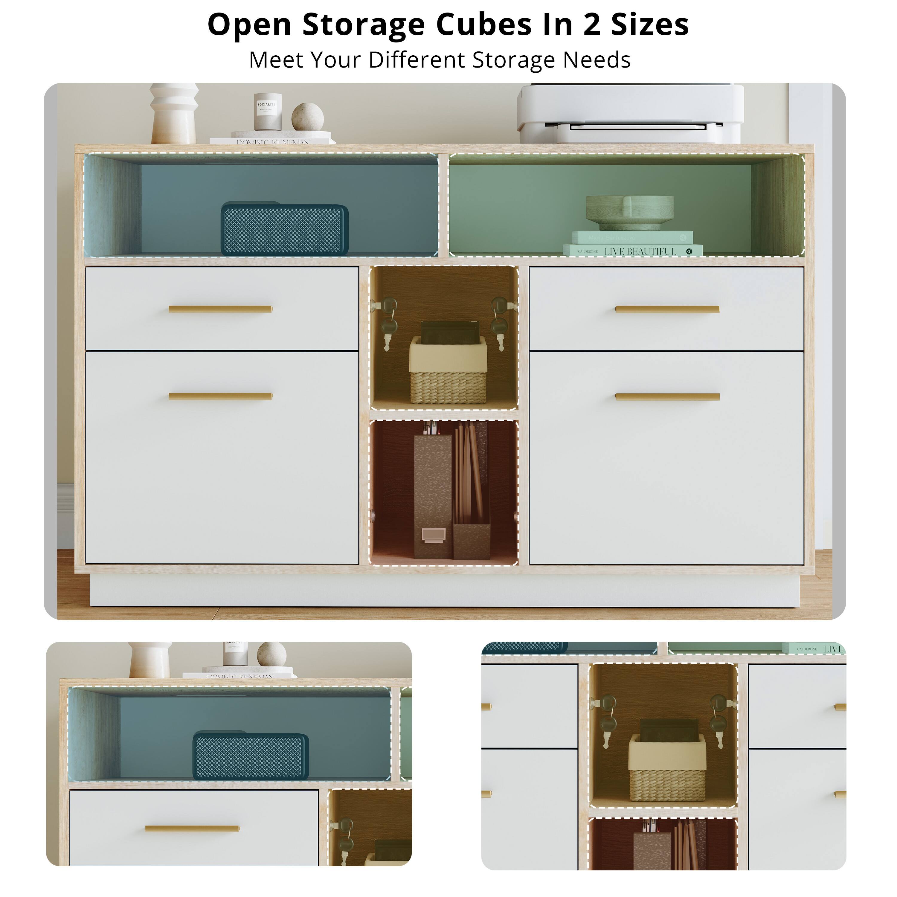 Open Storage Cubes In 2 Sizes  
Meet Your Different Storage Needs
