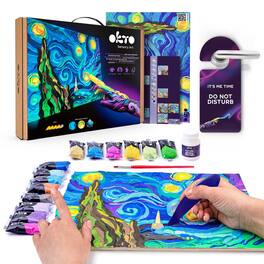 OKTO - Sensory Art 3D Painting “Starry Night” – 11.8” x 15.7” Canvas Kit