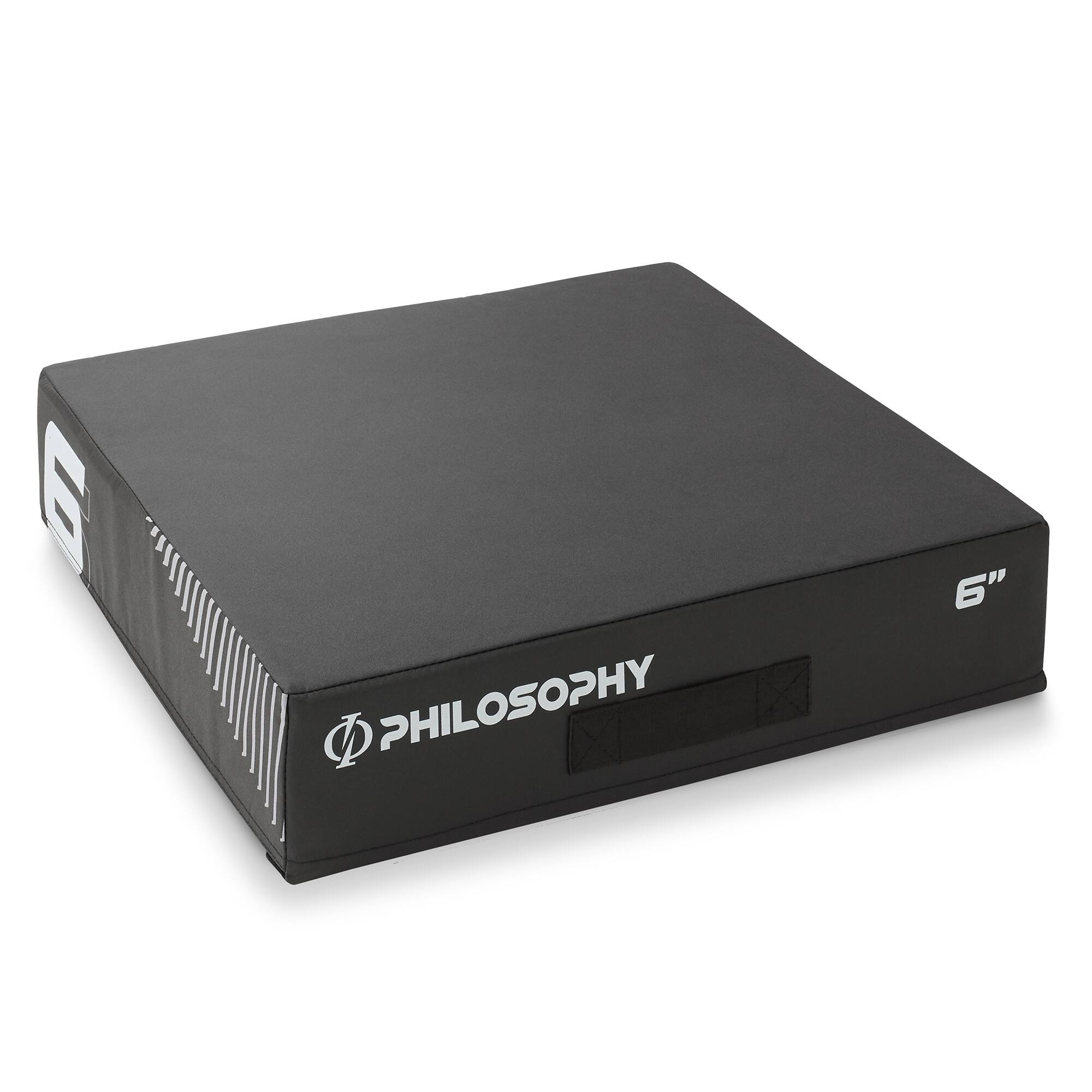 Alt View 1. Philosophy Gym - Plyometric Boxes - Soft Foam Jump Trainer Plyo Boxes - Black.