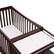 Alt View 12. Graco - Remi 4-in-1 Convertible Crib and Changer - Espresso.
