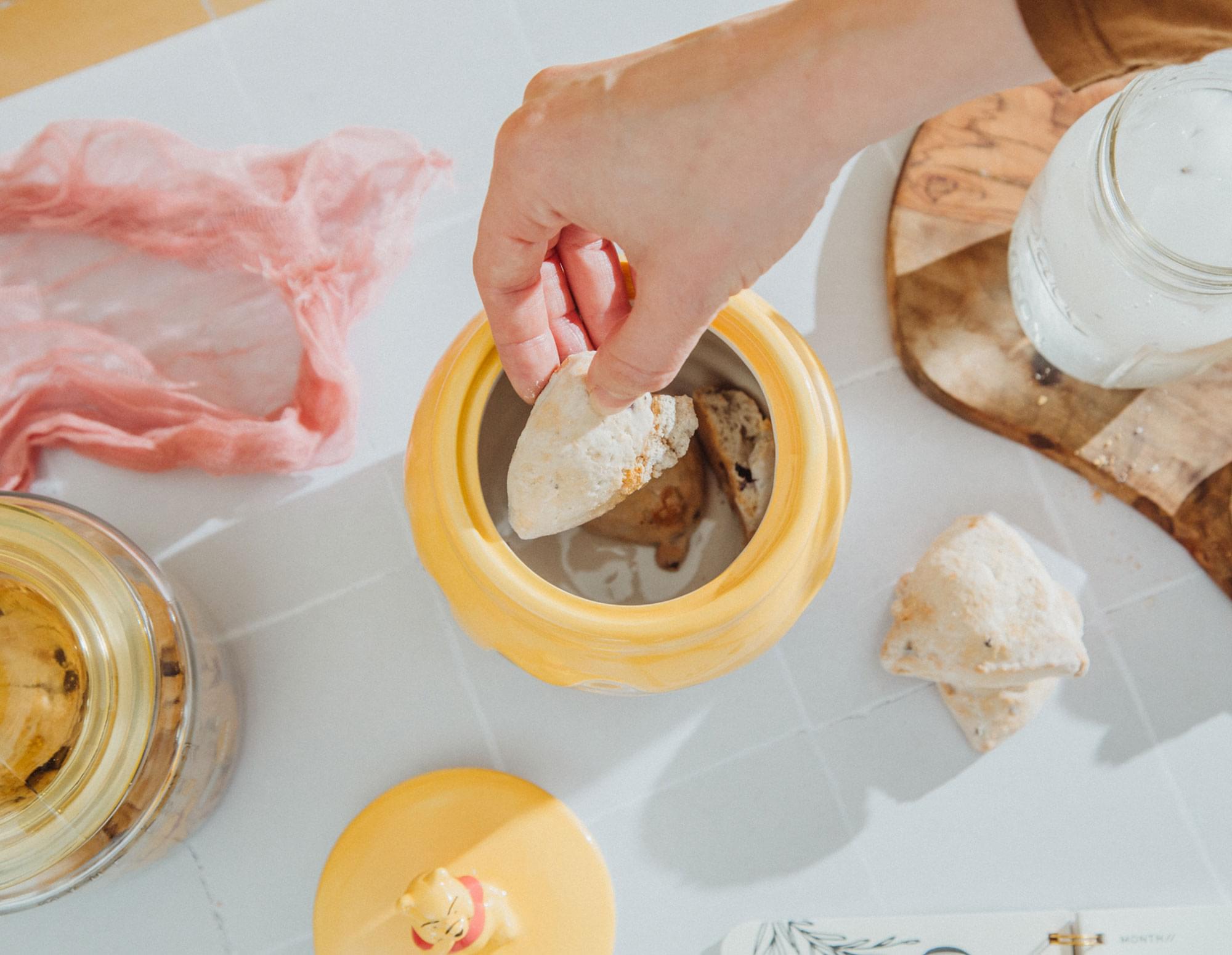 Alt View 3. Disney - Disney Winnie the Pooh Hunny Pot Ceramic Snack Jar | 6 Inches Tall - Yellow.