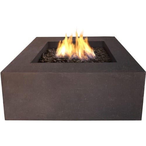 Front. Real Flame - Baltic Gas Fireplace - Outdoor Usage - Heating Capacity 14.65 kW - Kodiak Brown.