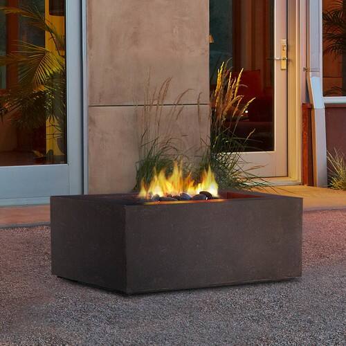 Alt View 11. Real Flame - Baltic Gas Fireplace - Outdoor Usage - Heating Capacity 14.65 kW - Kodiak Brown.