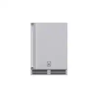 Hestan - 5.2 Cu. Ft. Mini Fridge - Stainless Steel - Front_Zoom