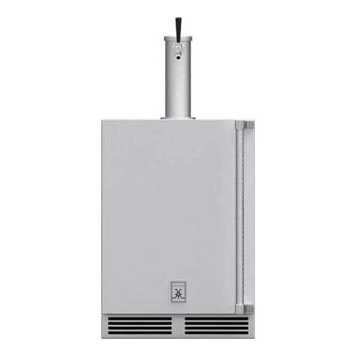 Hestan - 24" Single Faucet Outdoor Beer Dispenser - Stainless Steel - Front_Zoom