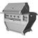 Angle. Hestan - Deluxe Gas Grill - Stainless Steel.