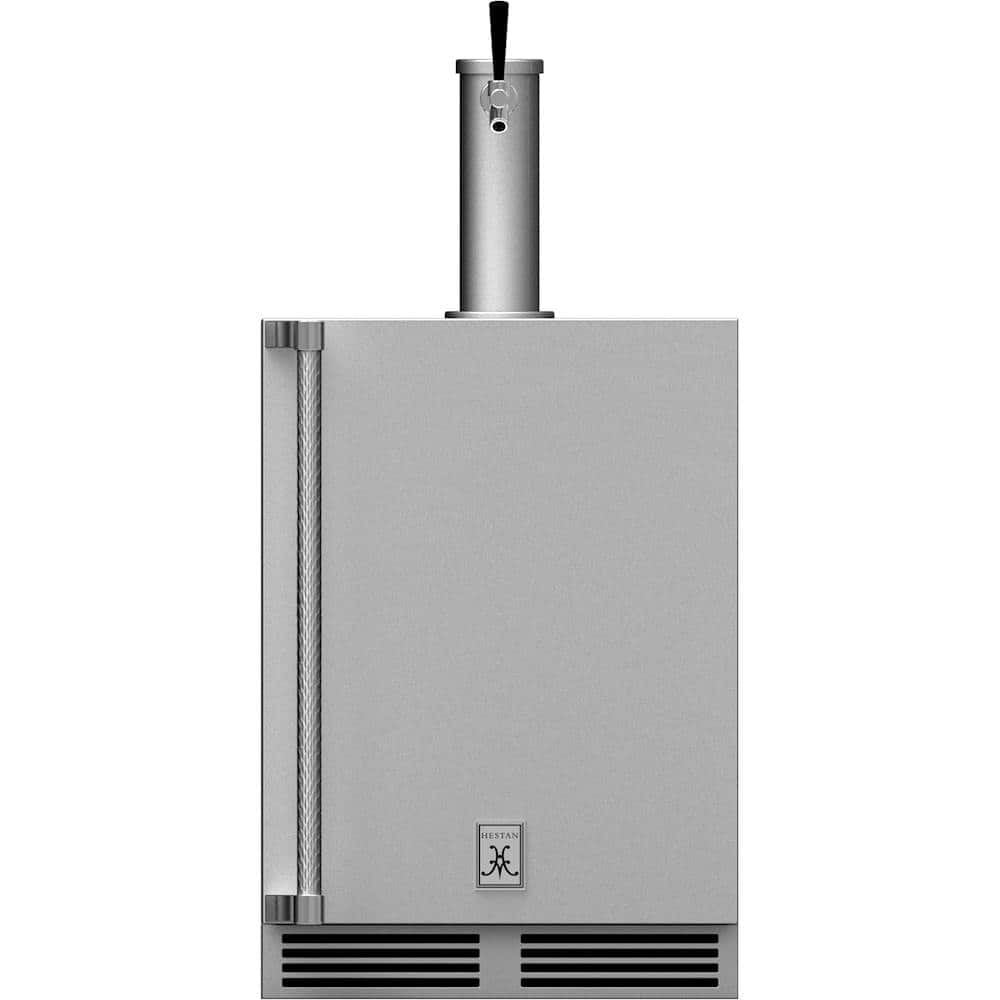 Hestan - 24" Single Faucet Outdoor Beer Dispenser - Stainless Steel - Front_Zoom