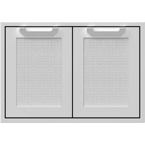 Hestan - AGSD Series 30" Outdoor Double Storage Doors - Steeletto - Front_Zoom