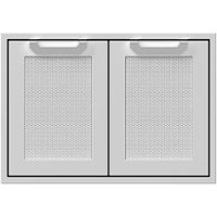 Hestan - AGSD Series 30" Outdoor Double Storage Doors - Steeletto - Front_Zoom