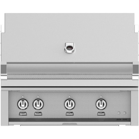 Angle. Hestan - Gas Grill - Stainless Steel.