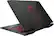 Alt View 1. HP - OMEN by HP 15.6" Laptop-Intel Core i7 - 8GB Memory - NVIDIA GeForce GTX 1050 Ti - 1TB HDD + 128GB Solid State Drive - HP sandblasted hairline brushing and carbon fiber.