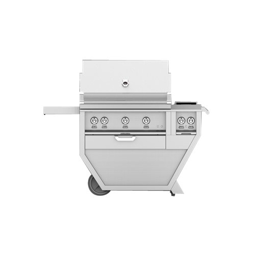 Hestan Deluxe Gas Grill Stainless Steel GSBR36CX2-NG - Best Buy