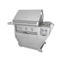 Hestan - Deluxe Gas Grill - Stainless Steel - Angle_Zoom