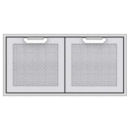 Front. Hestan - AGSD Series 42" Outdoor Double Storage Doors - Steeletto.