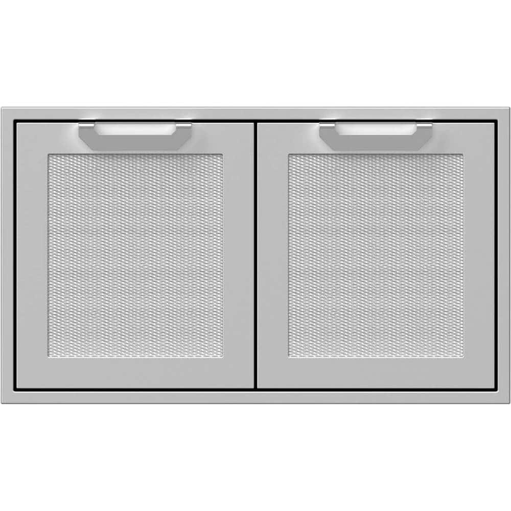 Hestan - AGAD Series 36" Outdoor Double Access Doors - Stainless Steel - Front_Zoom