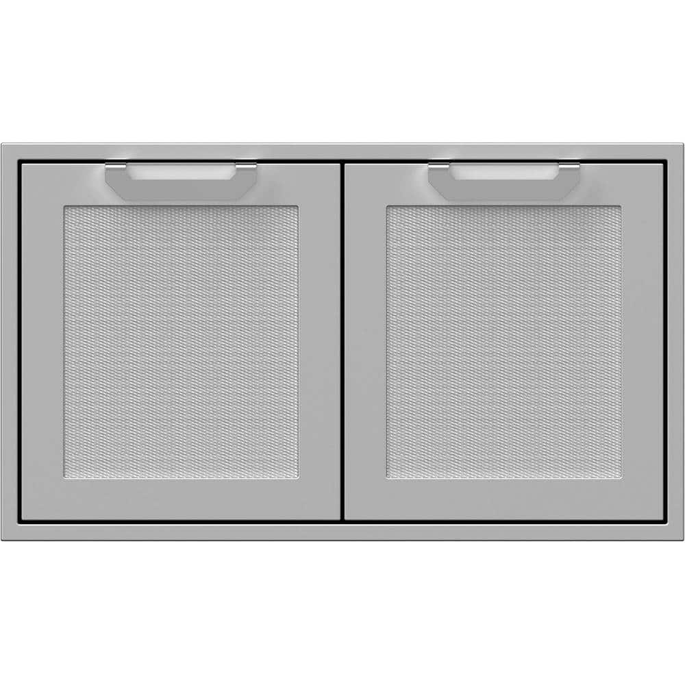 Hestan - 36" Outdoor Double Sealed Pantry - Stainless Steel - Front_Zoom
