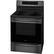 Alt View 11. Frigidaire - Gallery 5.4 Cu. Ft. Self-Cleaning Freestanding Electric Induction Convection Range - Black Stainless Steel.
