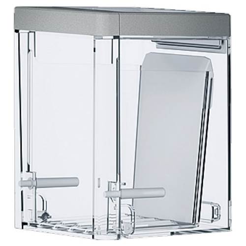 Angle View: Monogram - Door Panel Kit for Freezers - Euro stainless steel