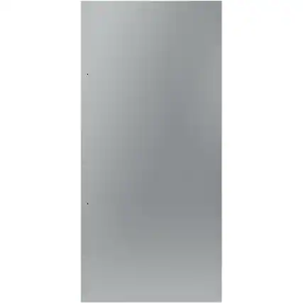Front. Thermador - Door Panel for Thermador Freezers and Refrigerators - Stainless Steel.