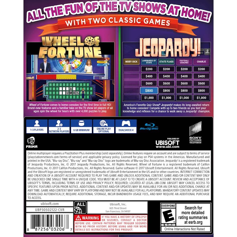 Wheel of fortune 2024 video game ps4