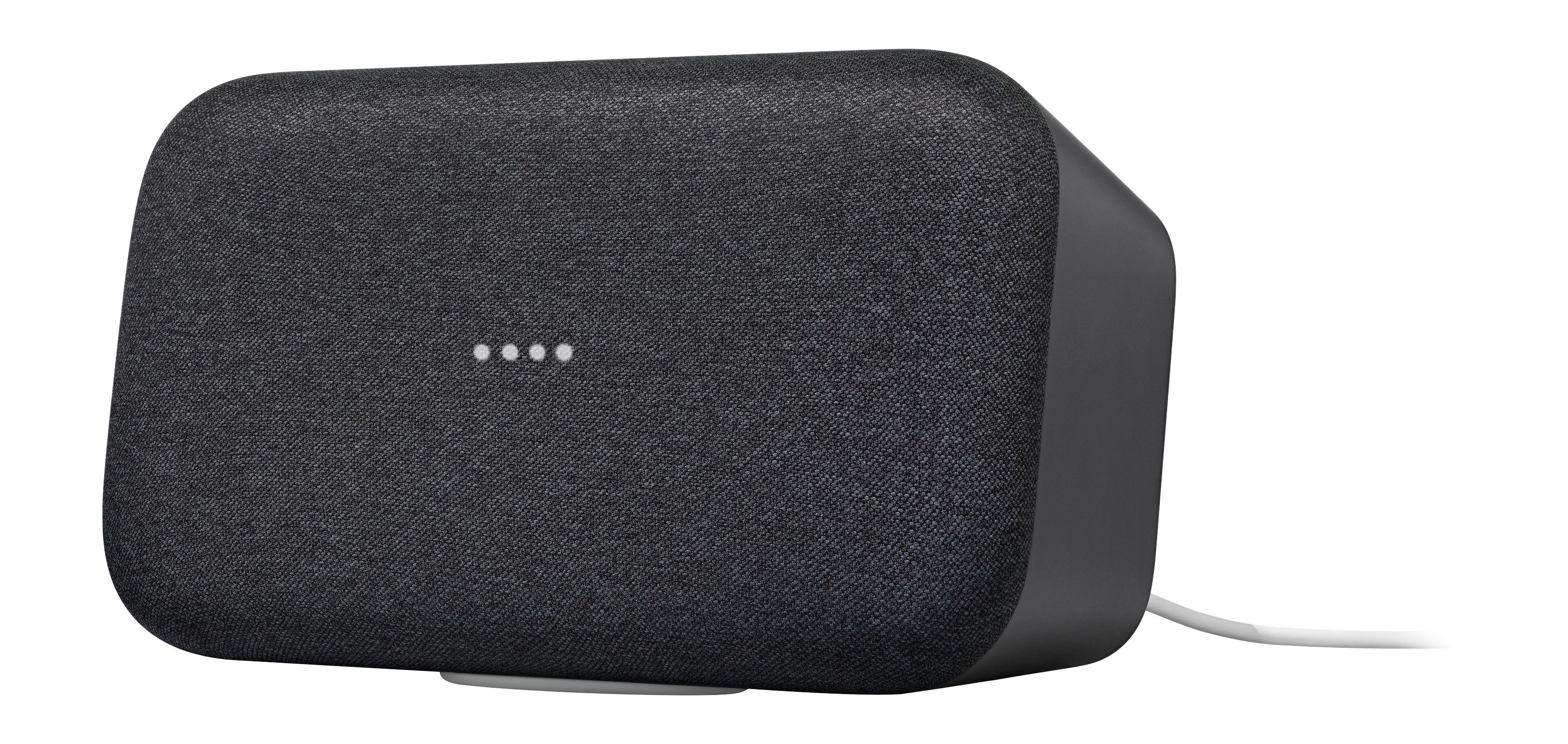 Home Max Smart Speaker with Google Assistant Charcoal - Best Buy