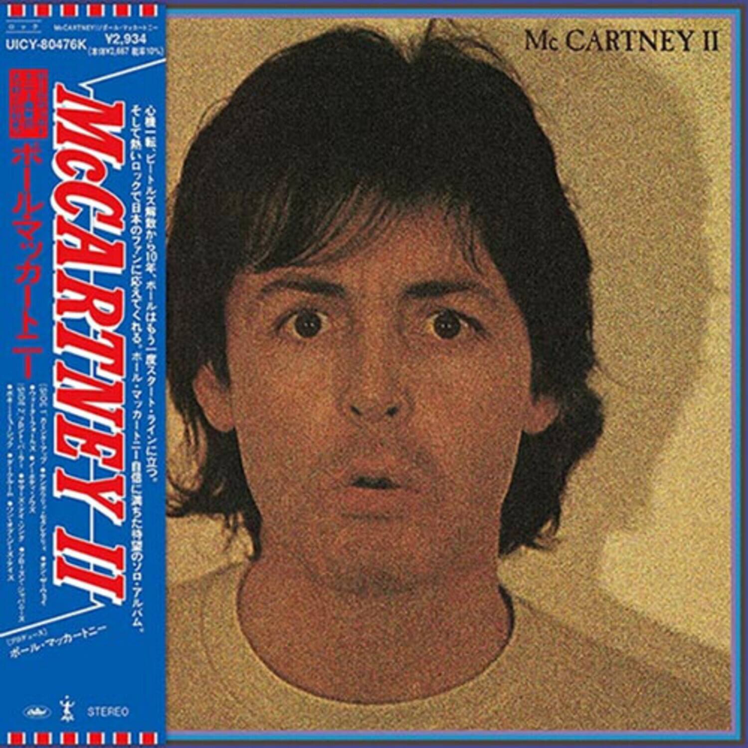 McCartney II

UICY-80476K Y2.934

STEREO

Mc CARTNEY II