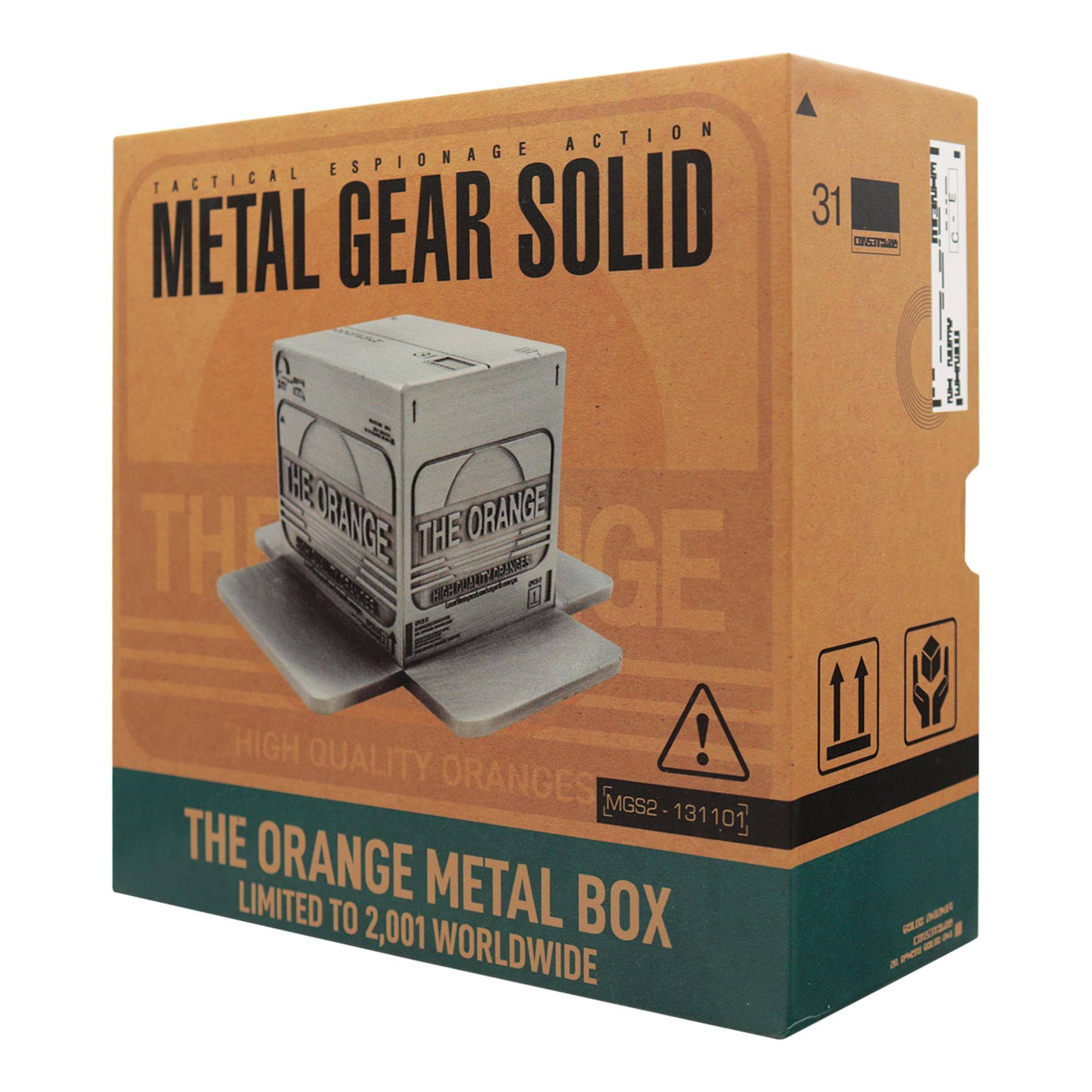 TACTICAL ESPIONAGE ACTION METAL GEAR SOLID THE ORANGE METAL HIGH QUALITY! THE ORANGE METAL LIMITED TO 2,001 WORLDWIDE 31 CM