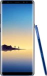 Front Zoom. Samsung - Galaxy Note8 4G LTE with 64GB Memory Cell Phone (Unlocked) - Deepsea Blue.