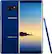 Alt View 11. Samsung - Galaxy Note8 4G LTE with 64GB Memory Cell Phone (Unlocked) - Deepsea Blue.