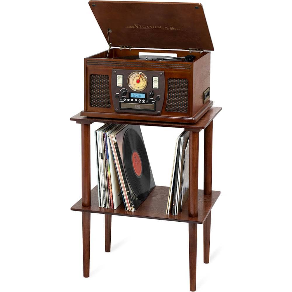 Alt View 12. Victrola - Wooden Stand for Victrola Wooden Music Center - Espresso.