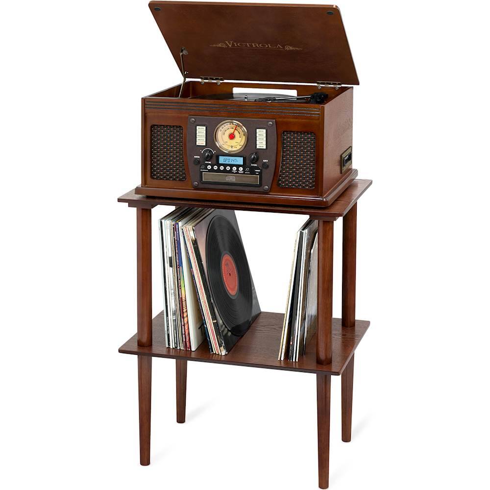 Alt View 12. Victrola - Wooden Stand for Victrola Wooden Music Center - Espresso.