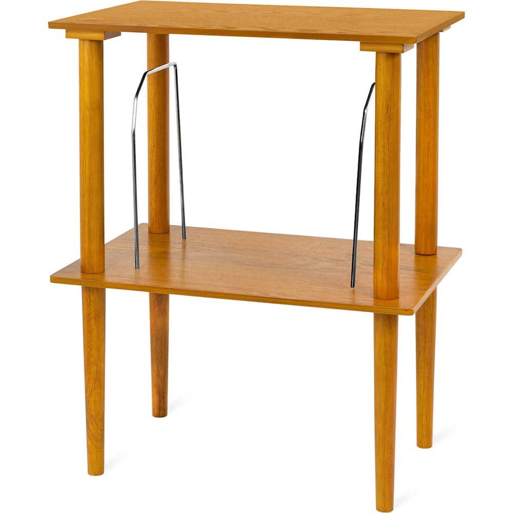 Front. Victrola - Wooden Stand for Victrola Wooden Music Center - Oak.