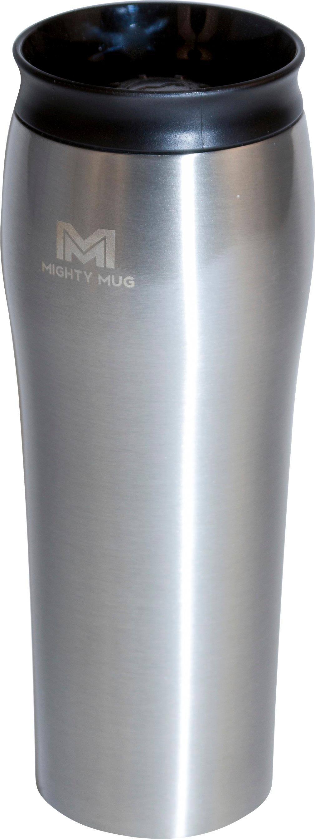 Mighty Mug Go Thermal Cup, Silver, 16.7 oz