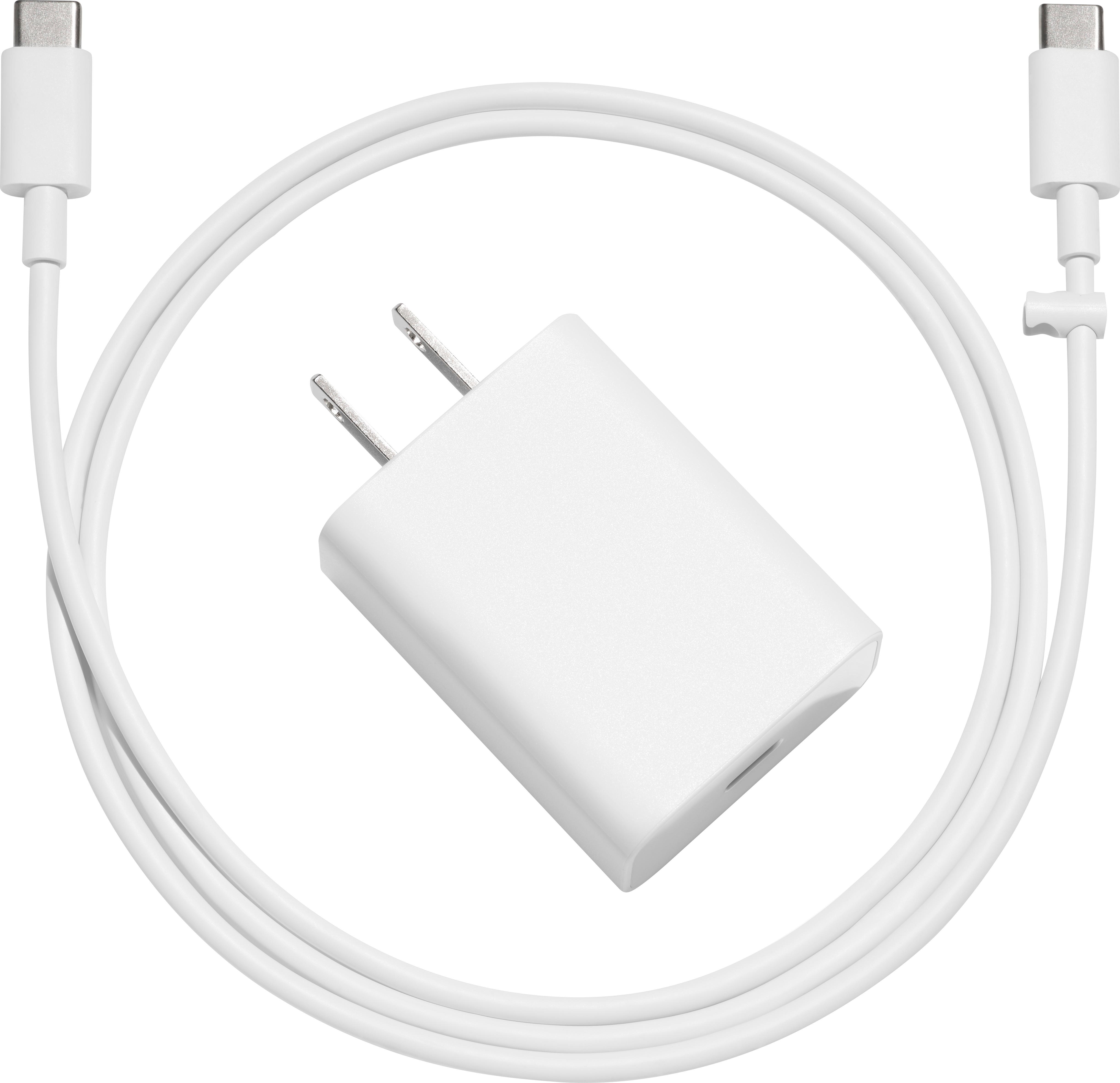 Google GA00193-US USB Type-C Cable & Wall Charger for Pixel, XL, Pixel 2,  XL, 3.29 ft, White 