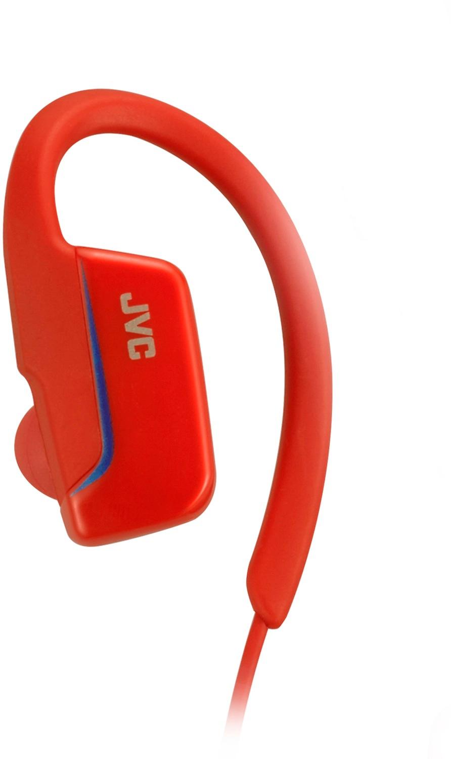 Angle View: JVC - HA EC30BT Wireless In-Ear Headphones - Red