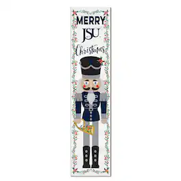 Jardine - Jackson State Tigers 11" x 46" Nutcracker Holiday Leaner Sign - White