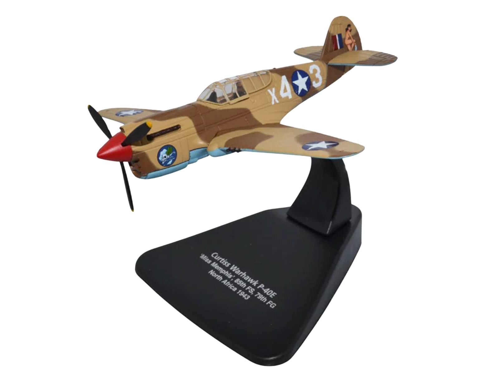 x4*3 3 x4 X Miss Curtiss North Memphis', Warhawk Africa 85th 1943 FS, P-40E 79th FG